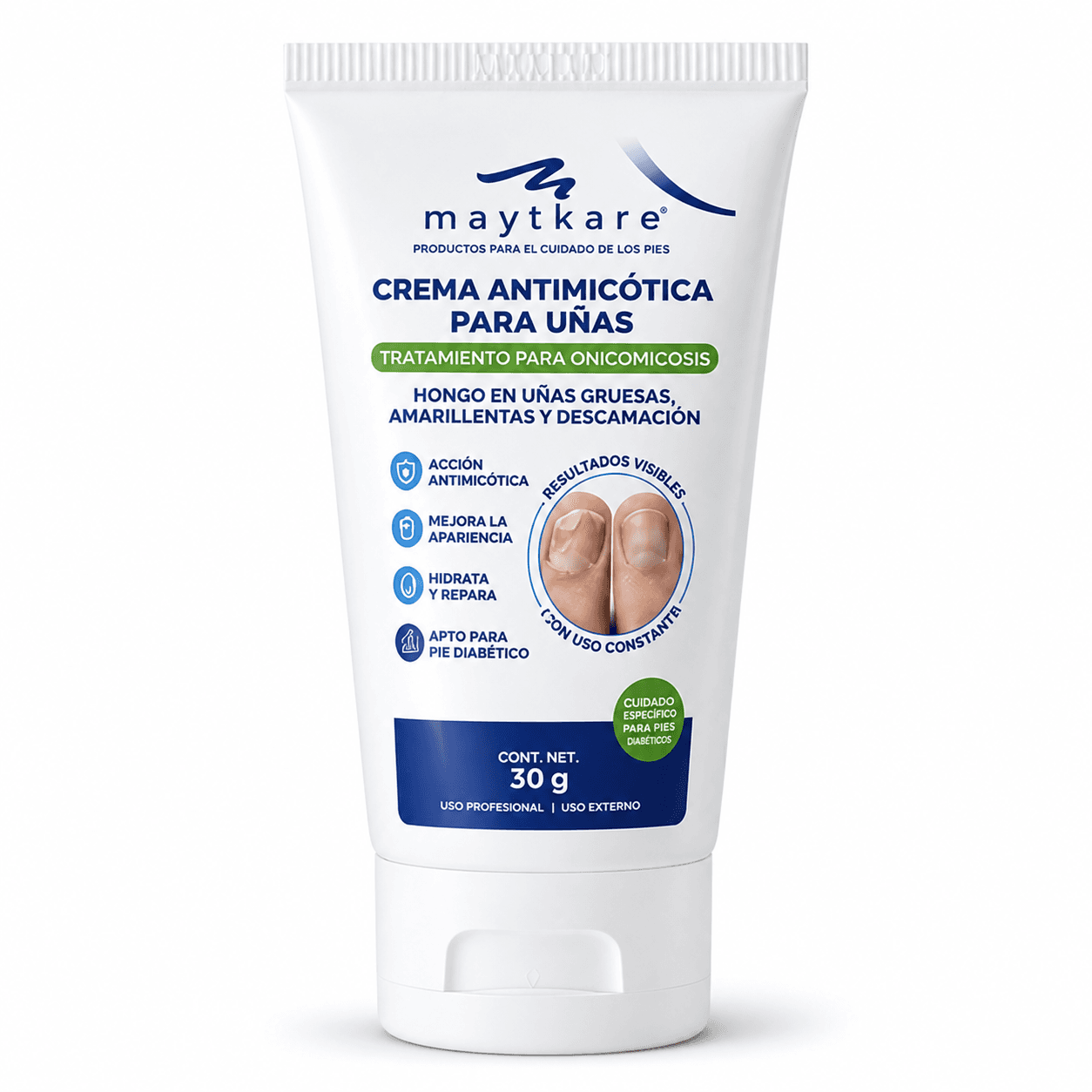 Crema Antimicótica para Uñas Maytkare 30 g
