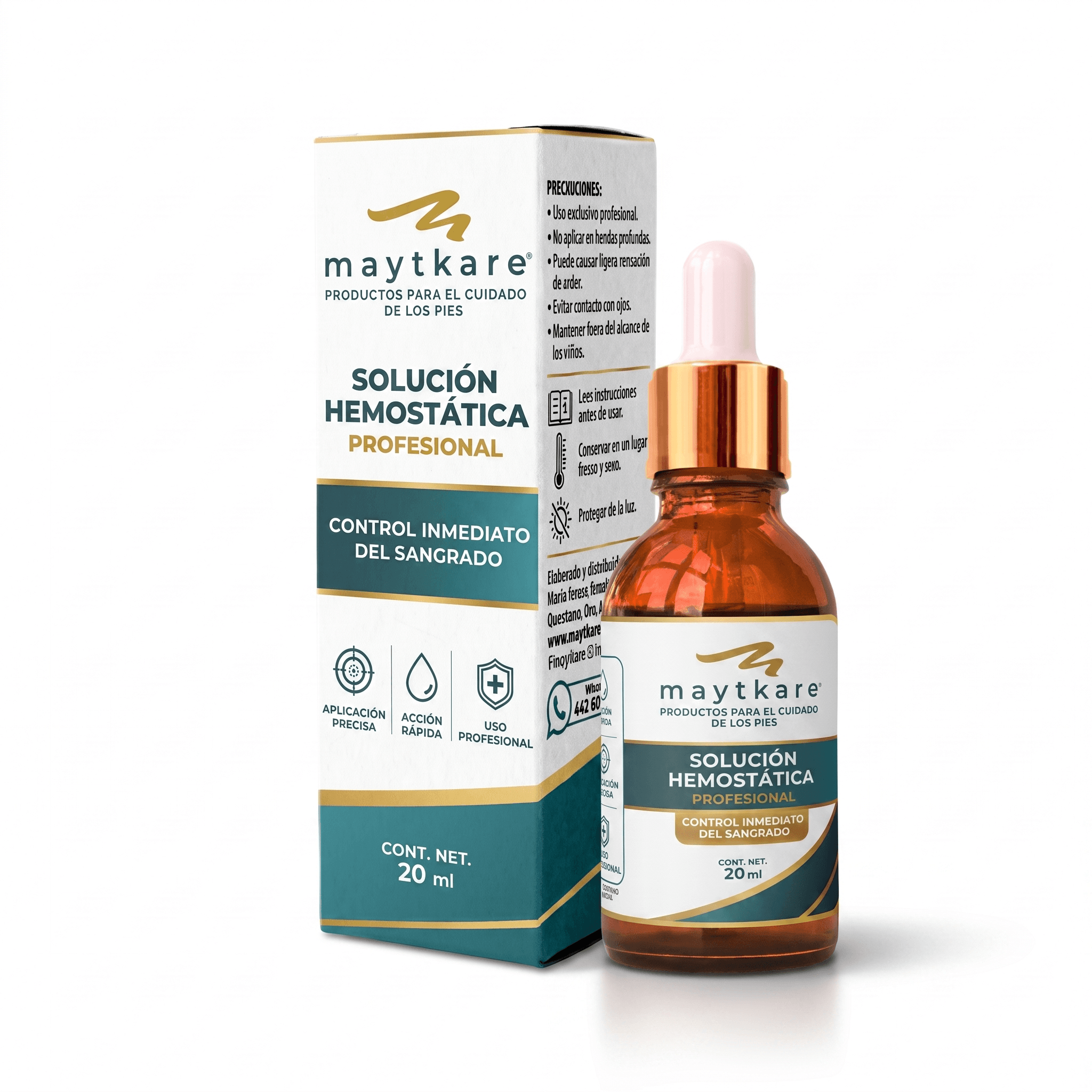 Solución Hemostática Maytkare 20 ml